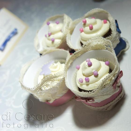 Cup Cakes for wedding shabby